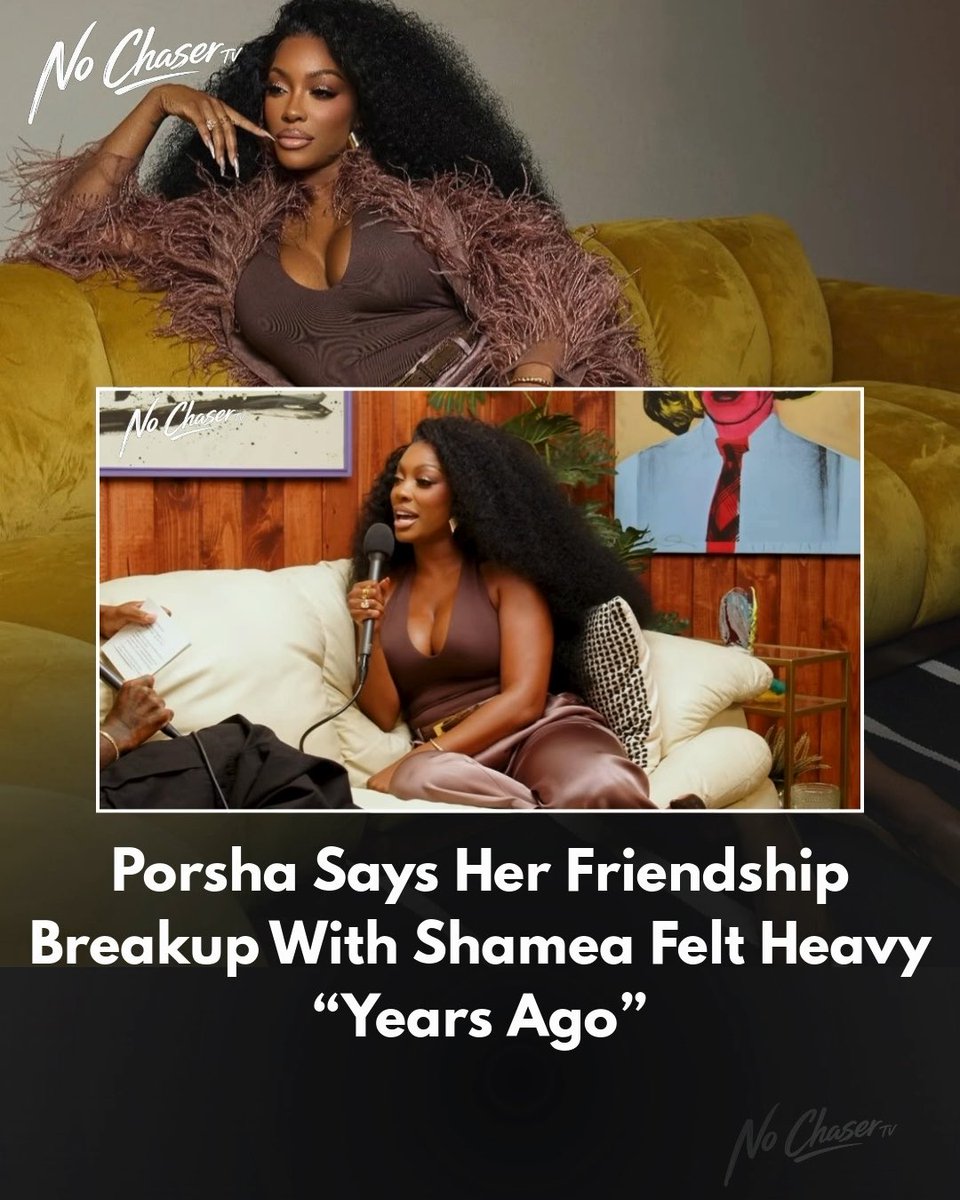 Porsha Williams was a guest on “Monet Talks,” hosted by Monét Xchange, and Monét asked her about the friendship breakup with former bestie. Shamea Morton Mwangi. #rhoa Source: @monettalkspod