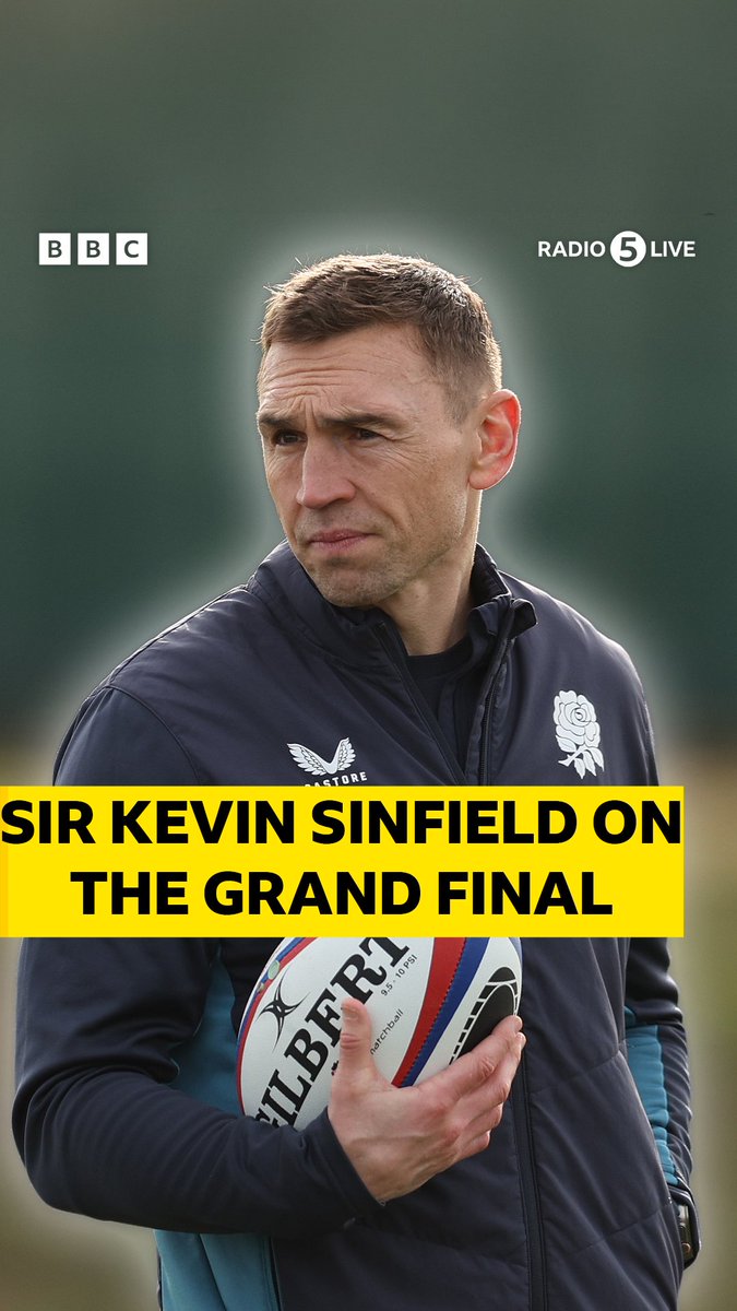 🏉🏆 "Nobody would've predicted Wakefield would be in the Grand final." Sir Kevin Sinfield looks ahead to the clash between Warrington Wolves v Wakefield Trinity at Old Trafford where he'll finish his ultramarathon challenge #BBCRL #GrandFinal #KevinSinfield
