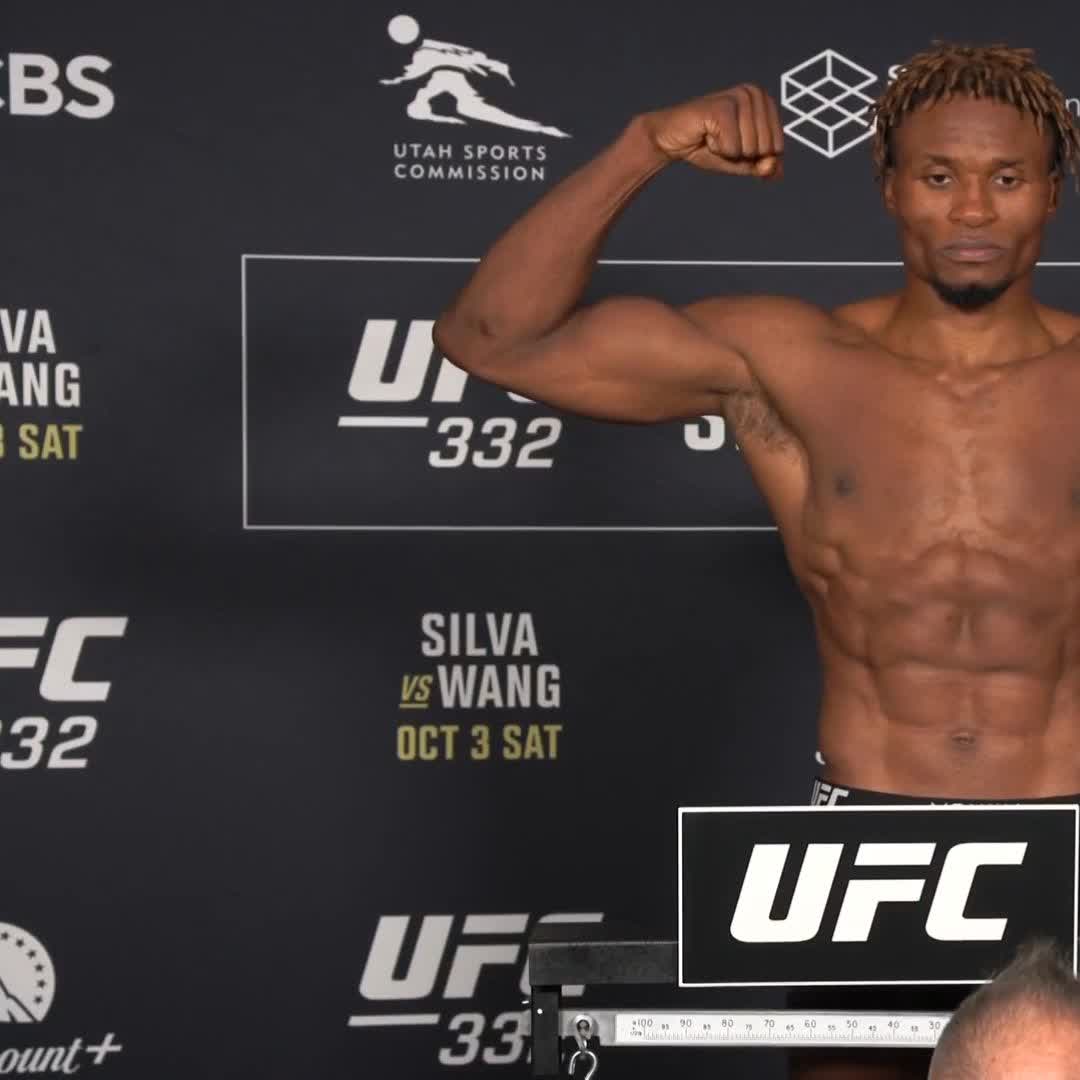 Ateba Gautier valide la pesée à 84,5 kg 🔥🇨🇲 #UFC332
