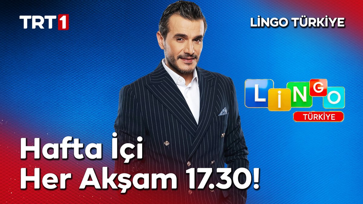 📌 Her hafta yeni yarışmacılar, yeni kelimeler ve yeni heyecanlar… Lingo Türkiye, hafta içi her gün 17.30'da TRT 1 ’de.