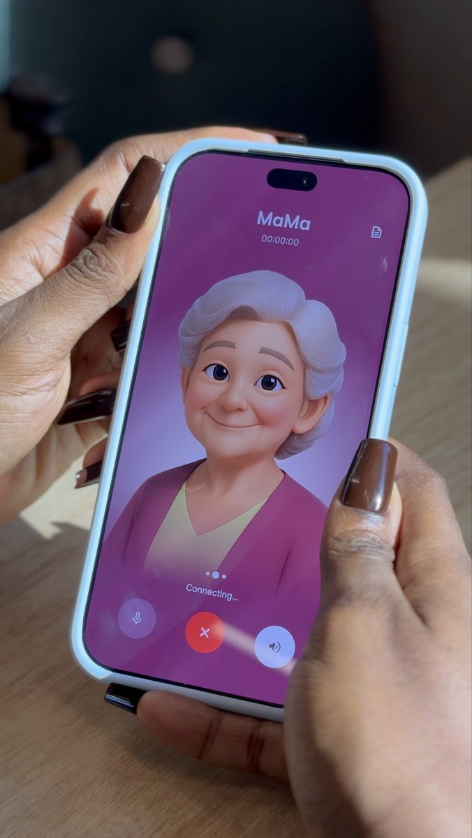 Today, I’m excited to introduce MaMa - Our AI mental health companion for pregnancy and postpartum women. We built her for the isolating moments in early motherhood, and as a safe space to feel heard without the fear of judgement. Choose the time and days. Mama calls on time to gist, check in or listen to you rant. You can call her anytime, even at 3am. You’re no longer alone. Talk to MaMa Meet her in the MOmsi App