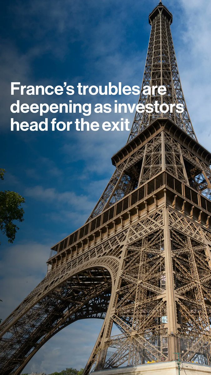 Investors are heading for the exit as France's bond crisis deepens and political gridlock sets in. Georgia Hall explains