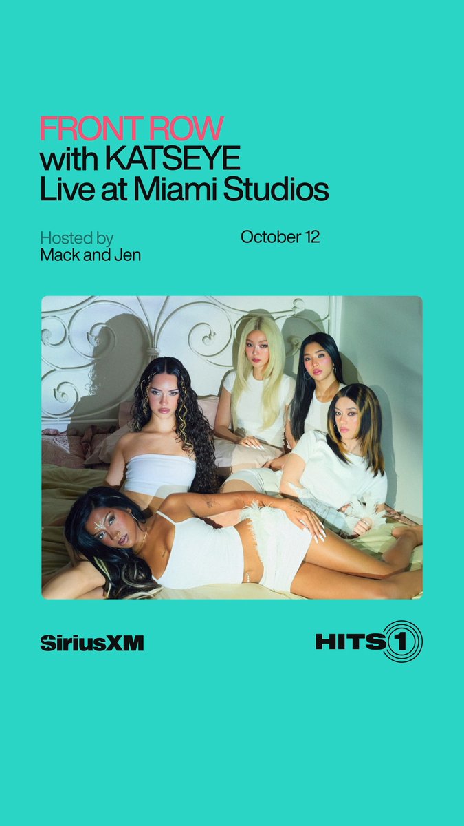 PINKY UP, EYEKONS! 💗 ✨ Want to see KATSEYE up close in Miami? Enter for your chance to score a pair of tickets to an exclusive Hits 1 Front Row with KATSEYE, hosted by Mack & Jen, LIVE from our Miami Studios on October 12! For full details and to enter: No Purchase Necessary. U.S./21+. Prize is tickets only. See Official Rules for details.