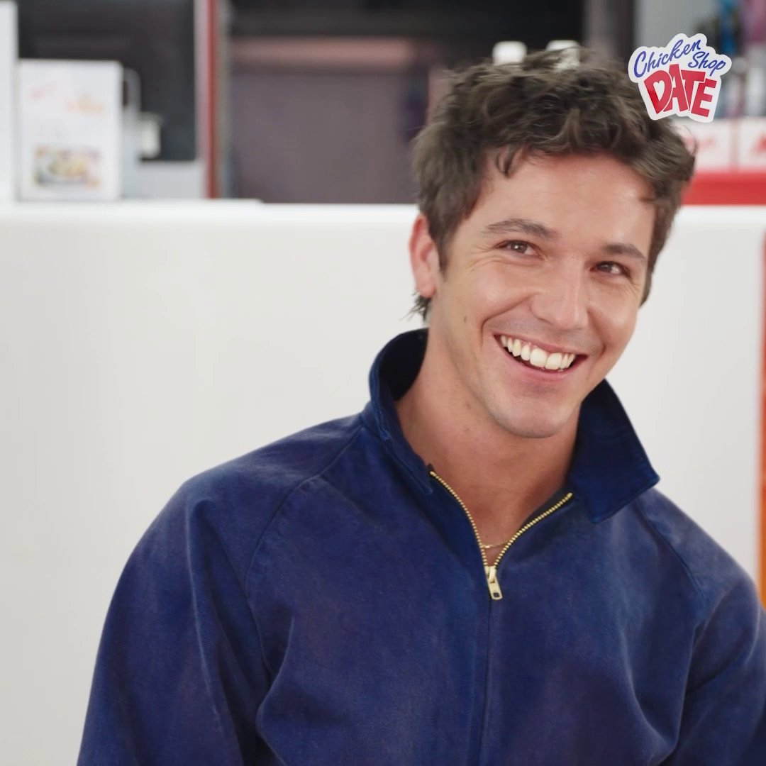 Role Model joins Amelia Dimoldenberg in a new episode of Chicken Shop Date — now on Netflix.