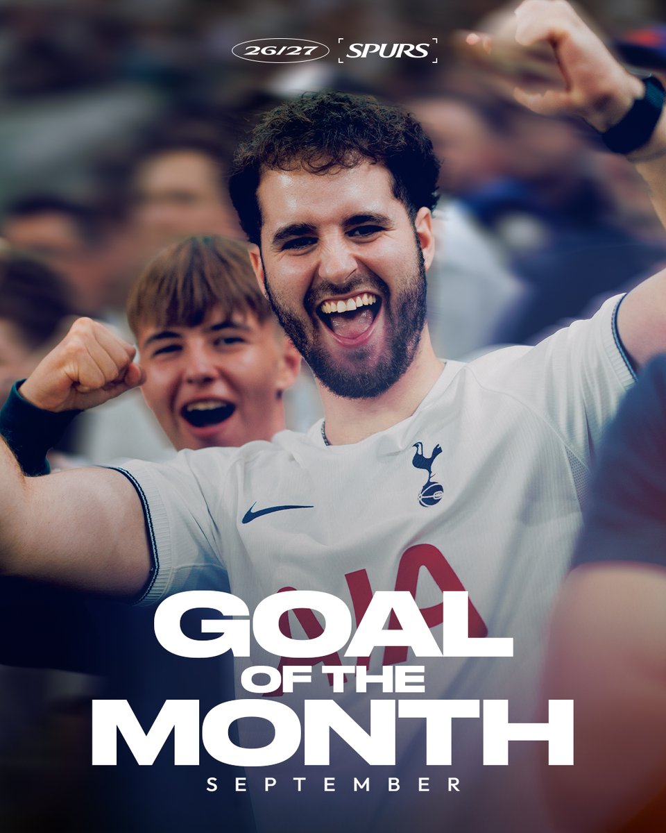 Who gets your vote for our September 2026 Goal of the Month? ๐ค Vote now via the official Spurs app ๐ฒ ๐ณ๏ธ