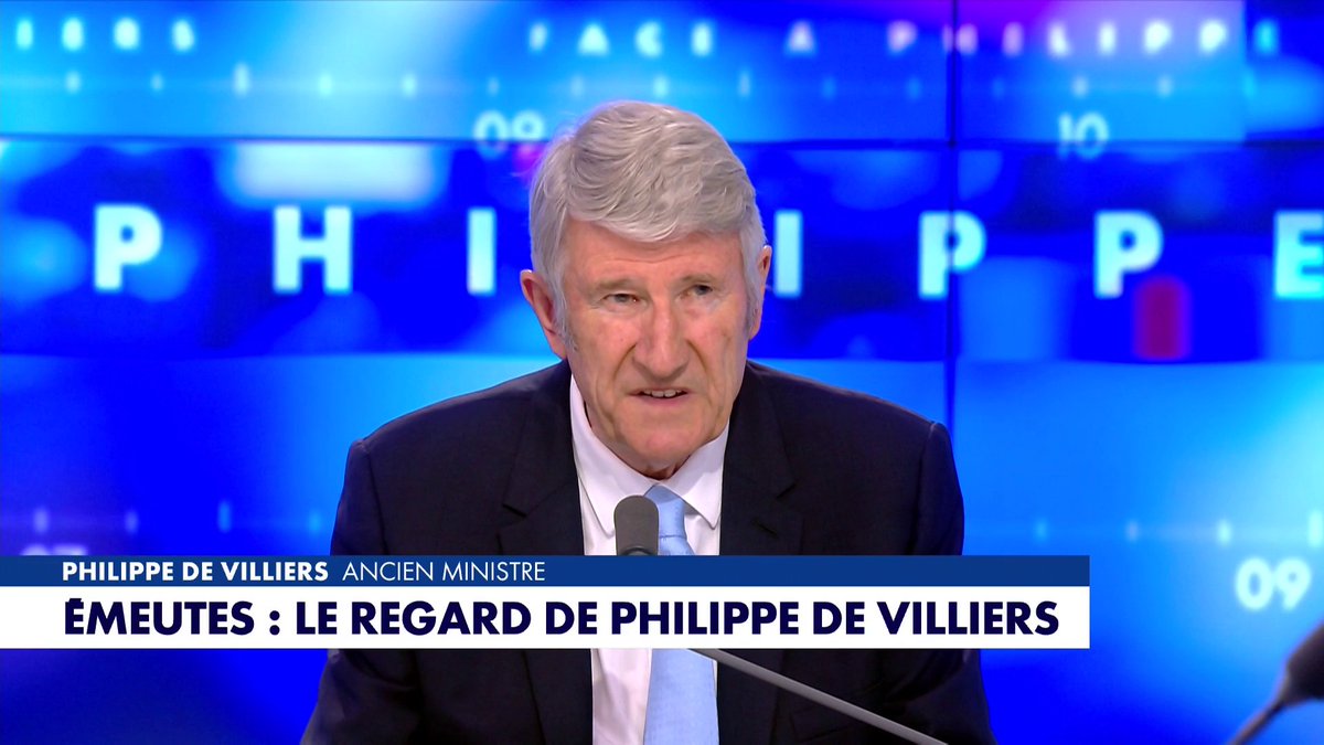 Philippe de Villiers : «On a une police harcelée, considérée comme une bande rivale par les émeutiers» dans #FaceaPhilippeDeVilliers Toute l'info est à retrouver sur