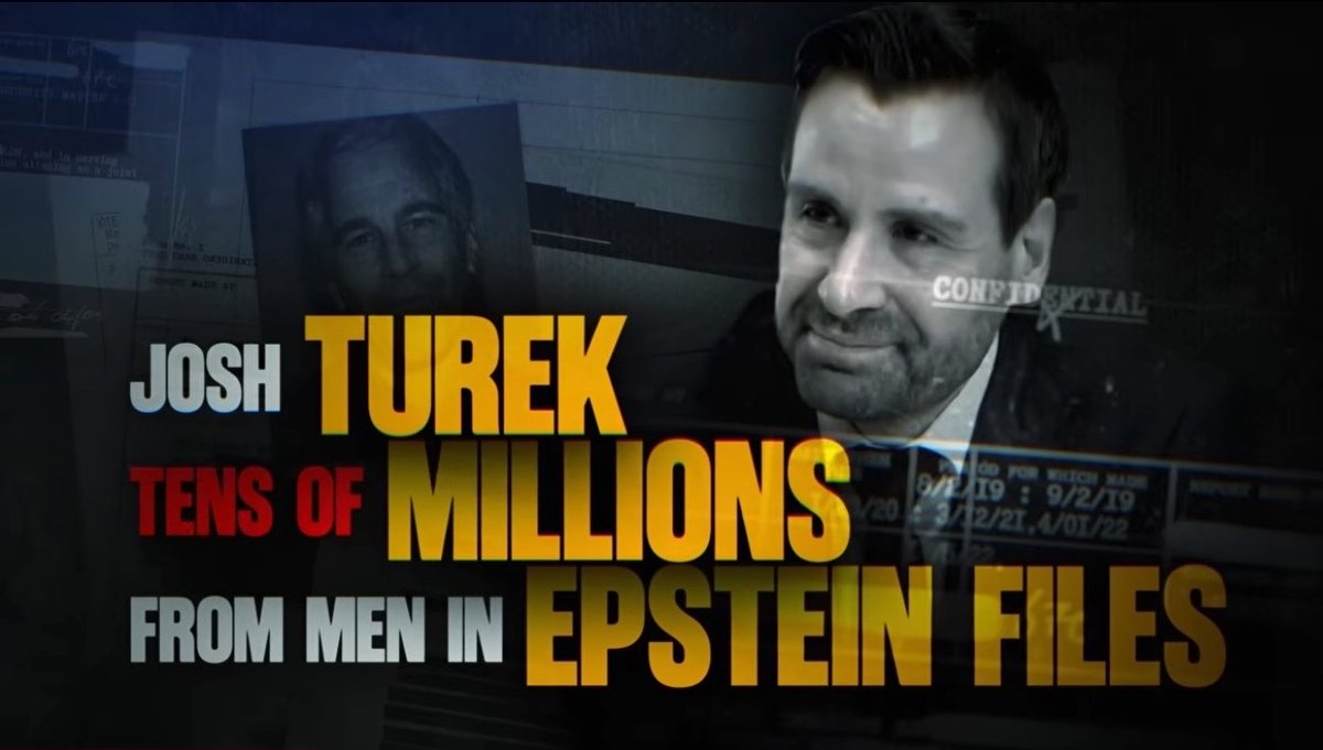 Josh Turek has received tens of millions in support from men in the Epstein files. How do we know? Because Ashley Hinson voted to release the files.