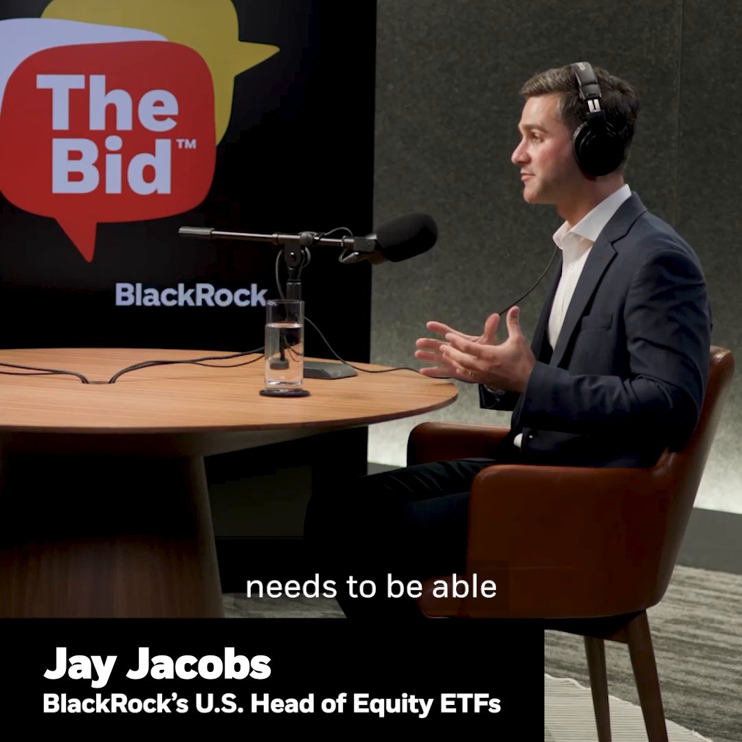 AI is moving beyond the technology sector and deeper into the broader economy. On The Bid #podcast, host Oscar Pulido speaks with Jay Jacobs, BlackRock’s US Head of Equity ETFs, about how businesses across healthcare, manufacturing, financial services and more are putting #AI to work. They explore what’s driving broader AI adoption, the physical infrastructure needed to support its growth and how areas like robotics and autonomous vehicles could shape the next phase of the AI economy. Listen: