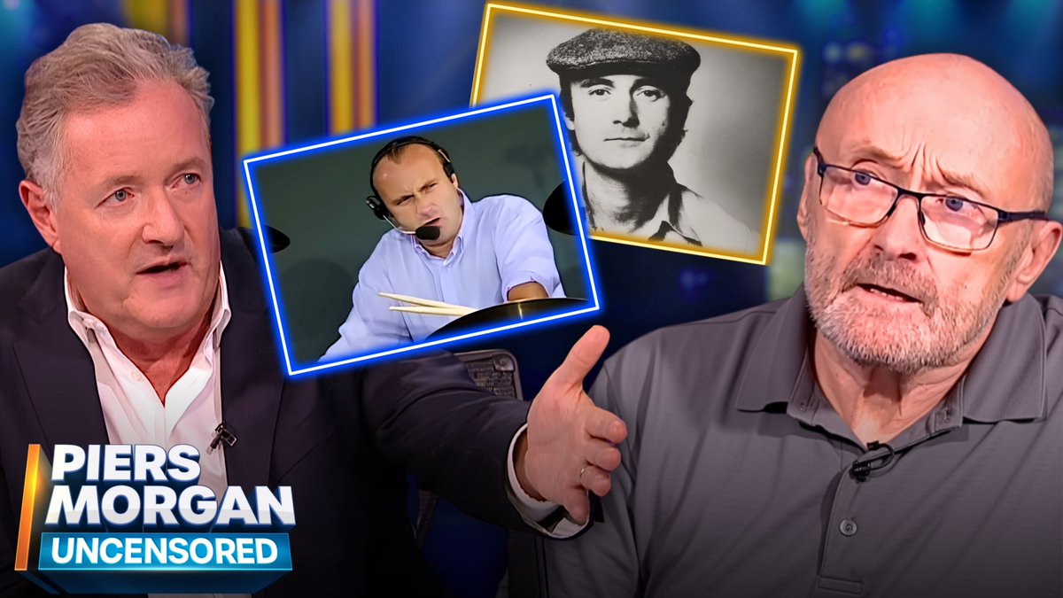 "When you look back at it all, what do you feel?" "Lucky." Watch Piers Morgan's exclusive interview with Phil Collins on his life, Trump, Oasis and more - just dropped 👇 📺 Piers Morgan | Phil Collins
