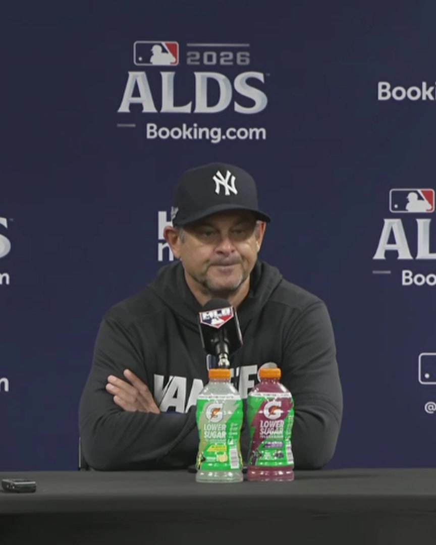 Aaron Boone gives an update on Aaron Judge's status for the ALDS: "We'll see. He'll be working out today, hit again live yesterday." Boone is not sure if Judge has run the bases but knows that Judge has started running