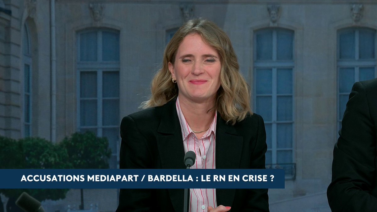 🔴 Jordan Bardella : depuis hier soir, Marine Le Pen "n’a pas du tout réagi", relève Caroline Motte, journaliste politique à France Télévisions. Alors que plusieurs échéances approchent, une question se pose : "Est-ce que Marine Le Pen va le débrancher ?" #AvantLe20h #Canal16