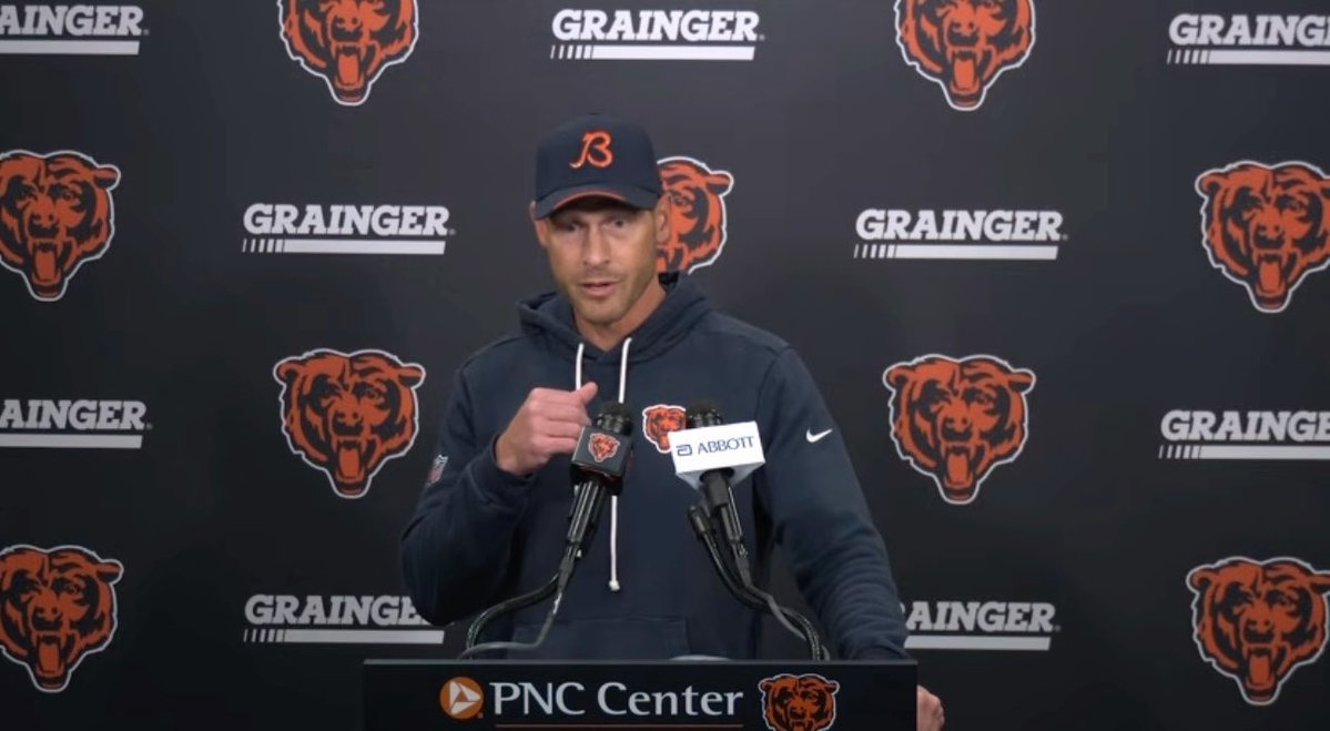 #Bears HC Ben Johnson says there’s a unique level of unselfishness among his players that he’s never seen before on an NFL team. As an example, Johnson said there was an overabundance of players—including Joe Thuney—volunteering to contribute on special teams, which is not normal.