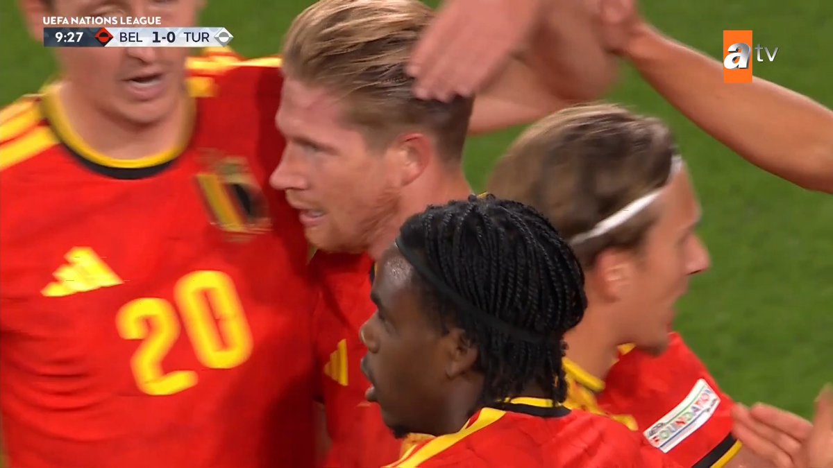 #Belçika: 1 - #Türkiye: 0 Gol: K. De Bruyne ⚽ (Dk. 10) #BizimÇocuklar | #NationsLeague | #UNL | #BELTUR