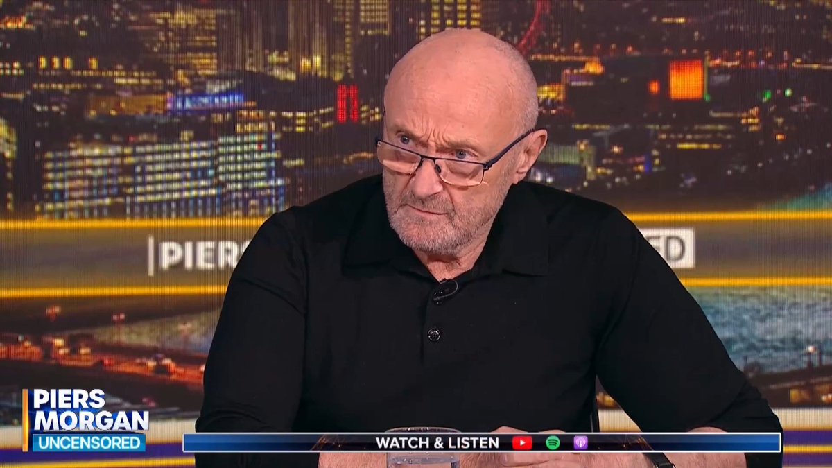 "He plays politics like a businessman..." Phil Collins says Trump lacks 'diplomacy' during 'a scary time' and suspects the President will attempt a third term in office. Watch more 👇 📺 Piers Morgan | Phil Collins