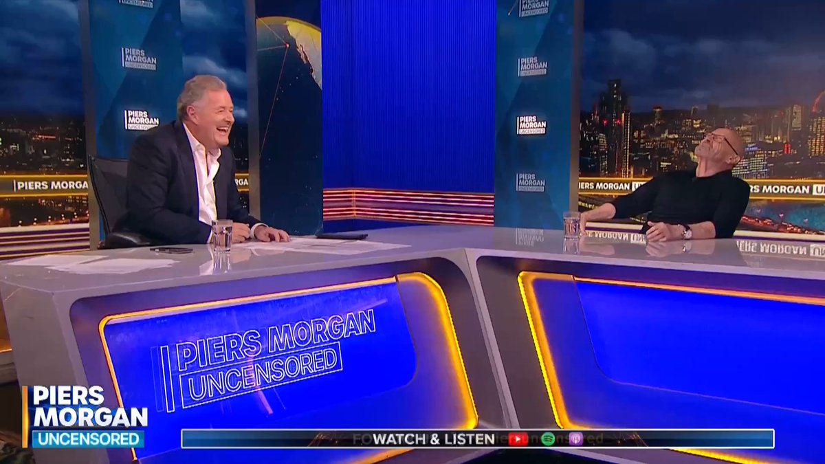 "I'm gonna call it the Phil Collins mute button now... and we're gonna use it more!" Piers Morgan Uncensored fan Phil Collins tells us why he loves the show - but why his ears sometimes don't! Watch more 👇 📺 Piers Morgan | Phil Collins