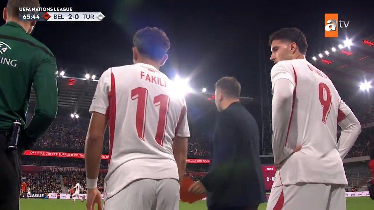 🔥İlhan Fakılı, ilk kez A Milli Takım formasıyla sahada.
