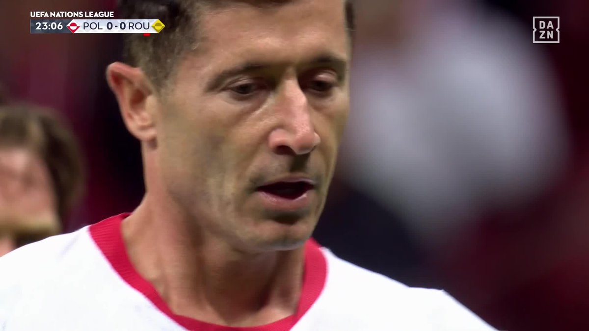 最高のストライカー🐐 🇵🇱レヴァンドフスキがハットトリック達成👏 38歳でも衰えぬゴールへの嗅覚🔥🔥 📺UEFAネーションズリーグ 🆚ポーランド×ルーマニア #だったらDAZN