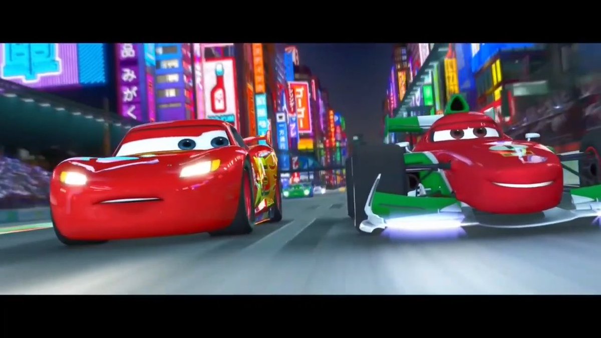 I don’t know why the director cut this extended race scene from Cars 2, because the Tokyo race in the extended version looked amazing. But in the final version it felt kinda short.