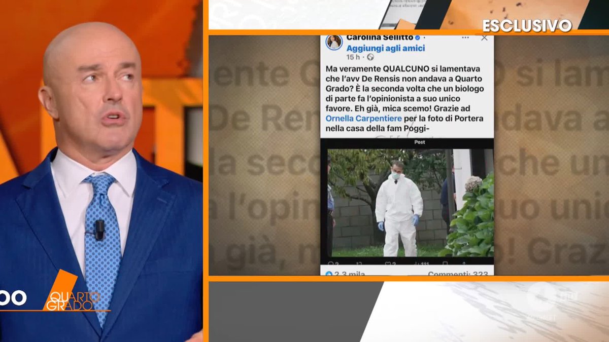 Gianluigi Nuzzi smentisce una fake news sul giallo di #Garlasco in diretta a #Quartogrado su #Rete4