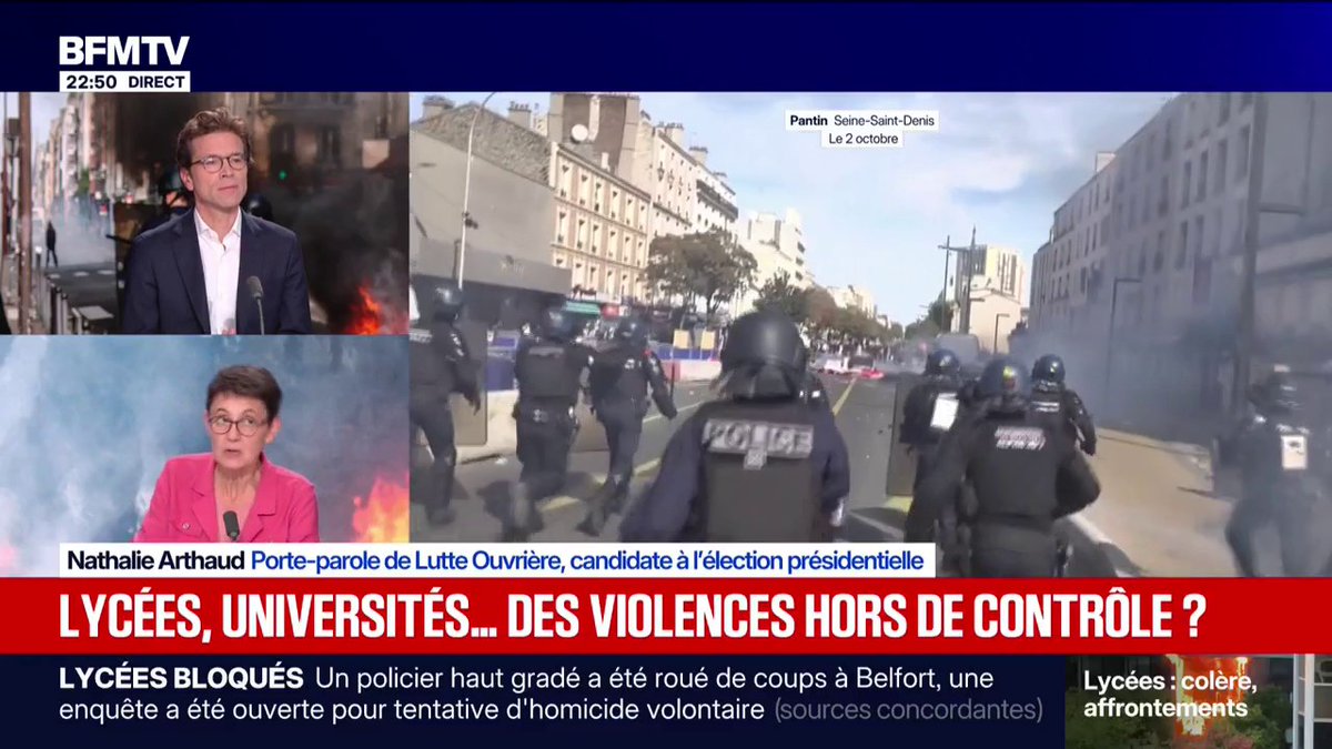 Colère lycéenne: "On assiste à une prise d'otage politique", estime Geoffroy Didier, porte-parole de Bruno Retailleau, candidat à l'élection présidentielle
