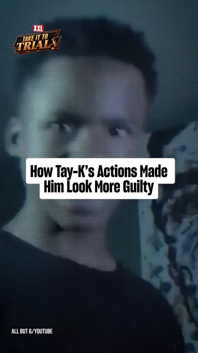 Tay-K went on the run in 2017, and his hit song "The Race" became the soundtrack for the nationwide manhunt that led to his arrest. 🚨 Evading police made the Texas rapper look like he was guilty of the crimes against him. Watch the Take It to Trial podcast. ⚖️⬇️