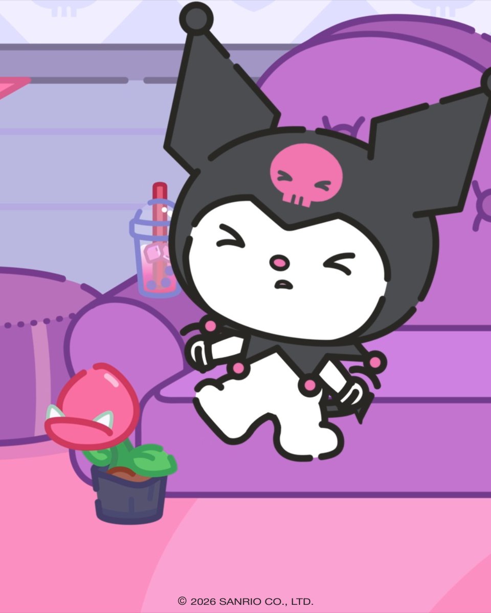 A Day in the Life with Kuromi Season Premiere is here! When Baku gives Kuromi a plant with instructions, she doesn't follow the rules... 🌱 See what happens on the Hello Kitty and Friends YouTube channel!