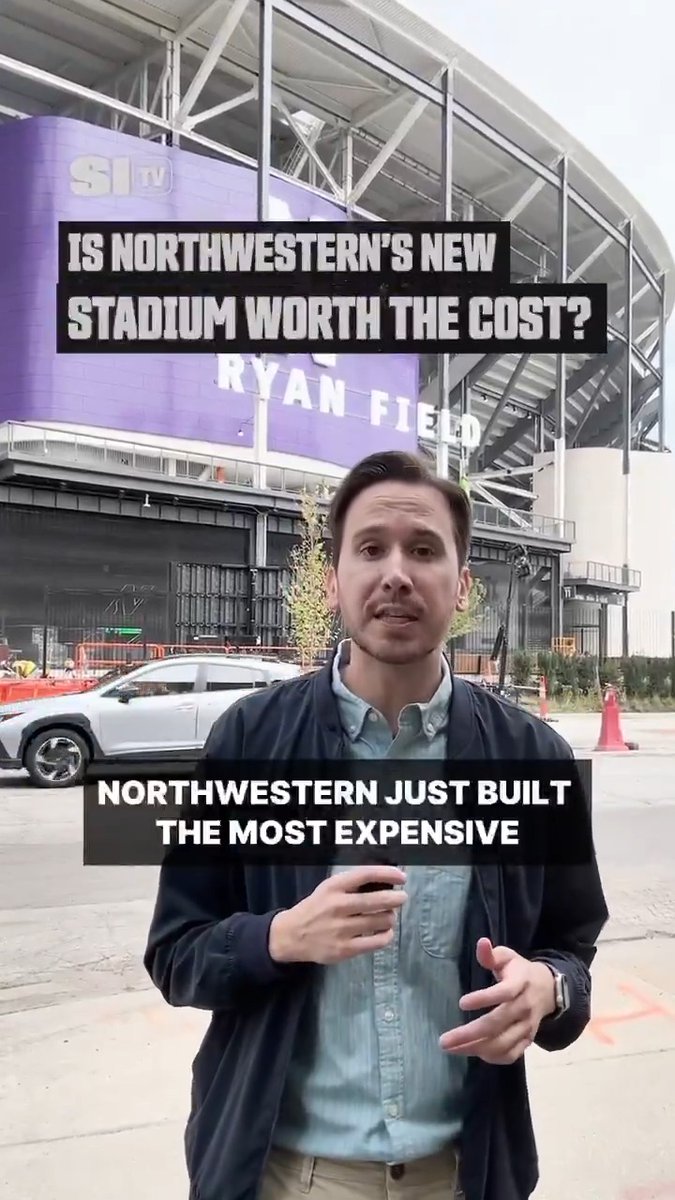 Northwestern built the most expensive CFB stadium EVER. SI's Zach Koons got a look at the new Ryan Field 🏟️