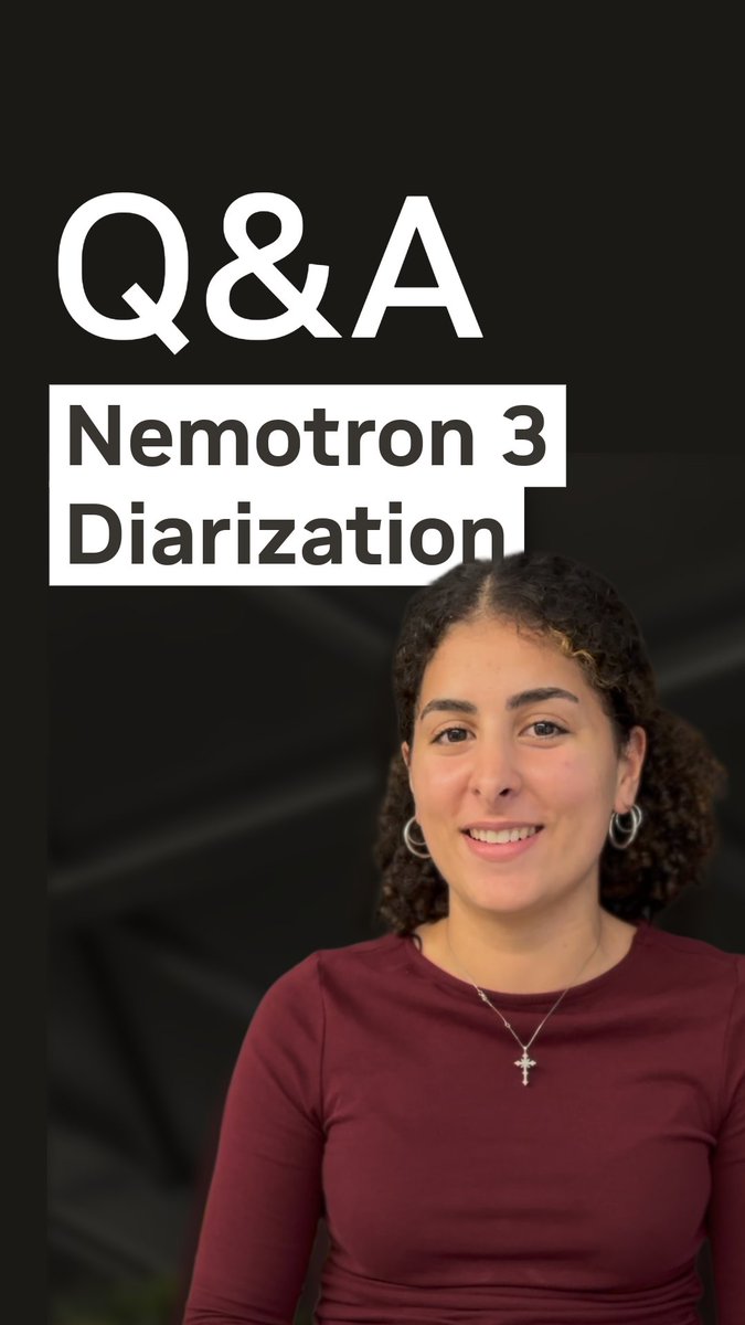 Huge thank you to everyone who downloaded Nemotron 3 Diarization and helped it trend on Hugging Face! And we appreciate all the comments. sophie a answered a few of your questions: