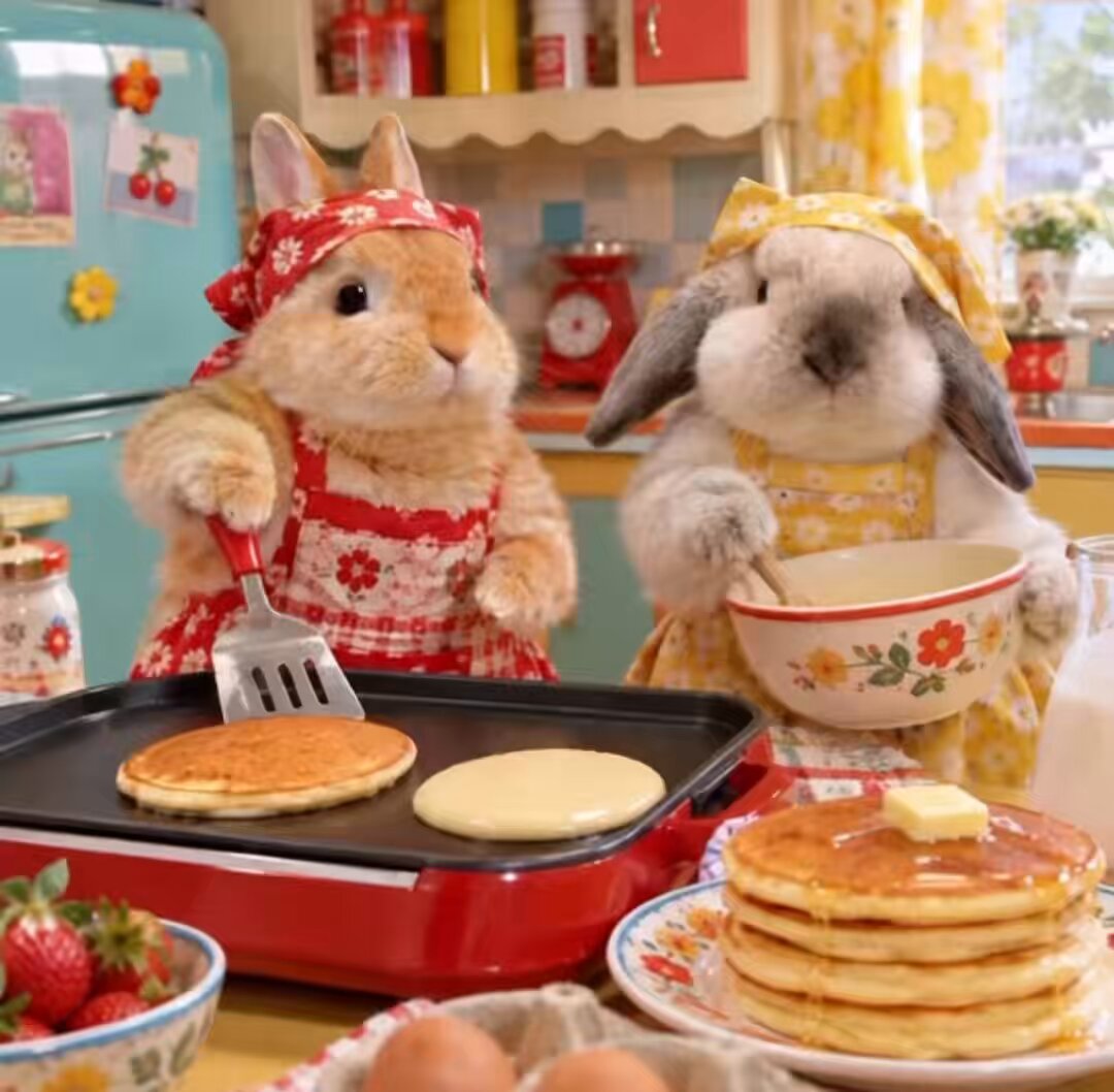 7,000フォローありがとう🐰🐶🧁 #天国通信
