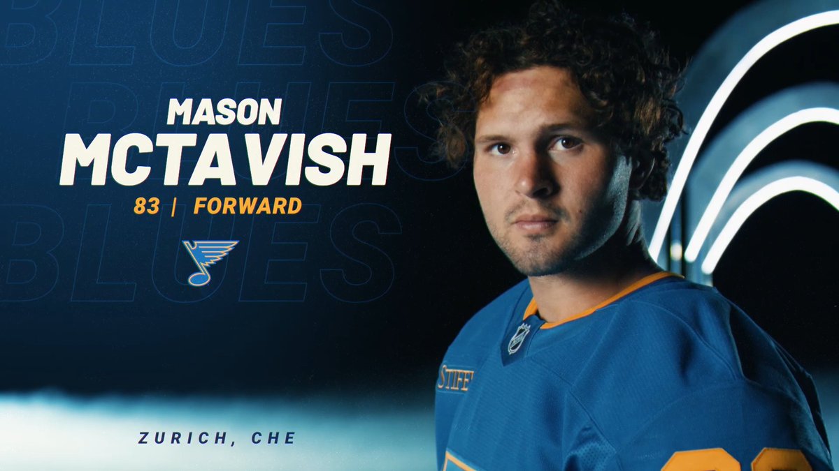 MASON McTAVISH HAS HIS FIRST GOAL AS A BLUE!!! 1-0 BLUES. #stlblues