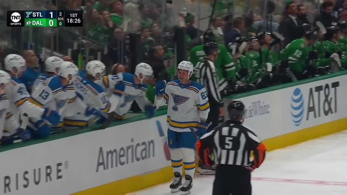 Mason McTavish needed only 94 seconds to score his first goal as a Blue. #stlblues