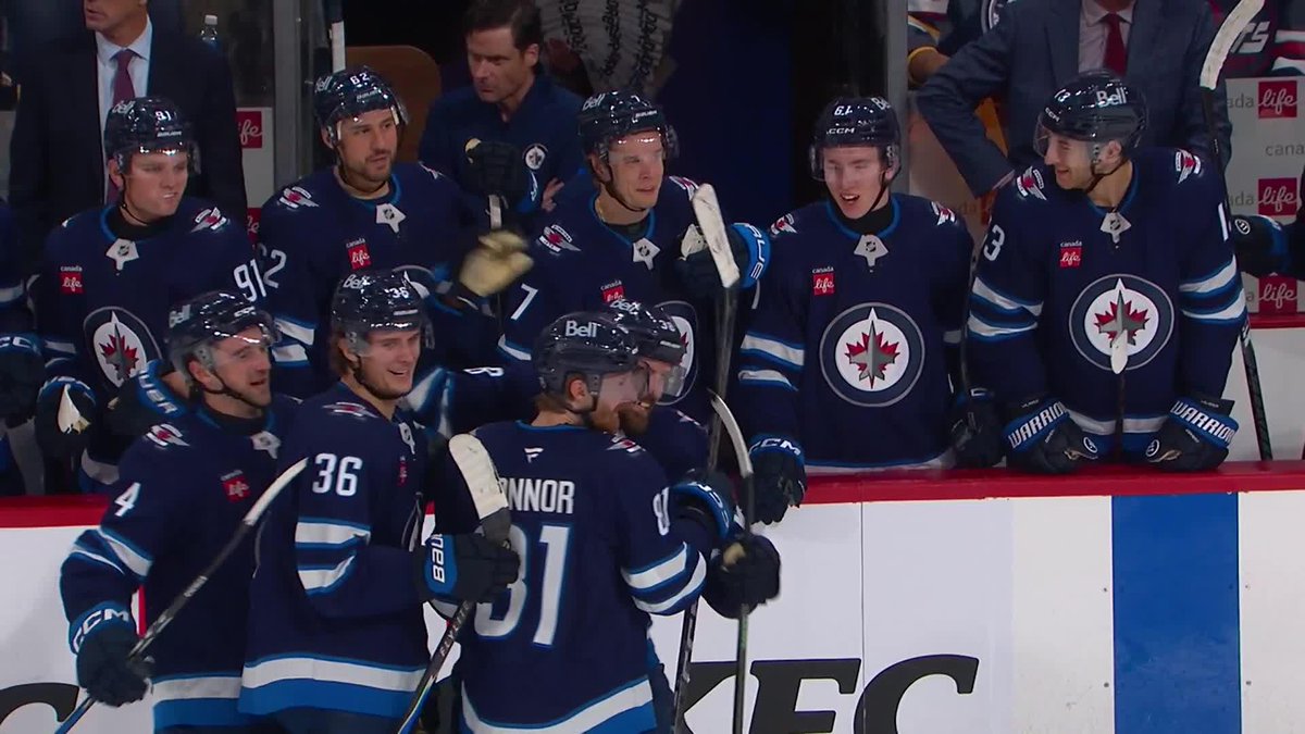 Mario Ferraro's first goal as a Winnipeg Jet!