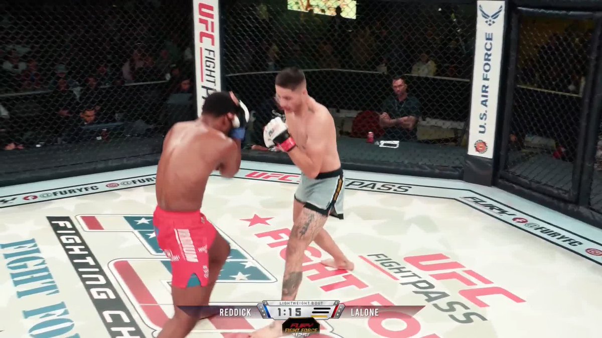 Chris Lalone rocked him on the feet and gets the finish! #FuryFC125 | Live on UFC Fight Pass