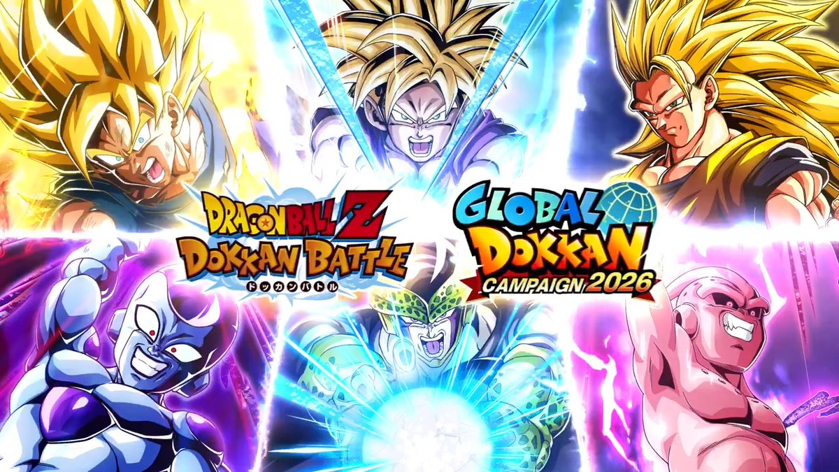 🌍🔥宇宙を揺るがす大決戦 クライマックス🔥🌍 「グローバルドッカンキャンペーン2026」で 登場したキャラクター達の激闘を振り返ろう！ #ドッカンバトル #ドラゴンボール
