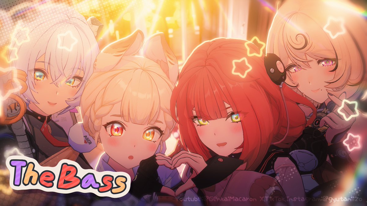 ꙳⋆✡︎📢 動画up .ᐟ.ᐟ💝 ★━━━━---- 【Spook Shack Ver.】浮波柚葉🍎アリス🥕イドリー🍓リュシア📚/The Bass【ゼンゼロ/ZenlessZoneZero/MMD】 ★━---- かくれんぼしよ꙳⋆ 👻 ˖ ࣪⊹ #ゼンゼロ #zzzero
