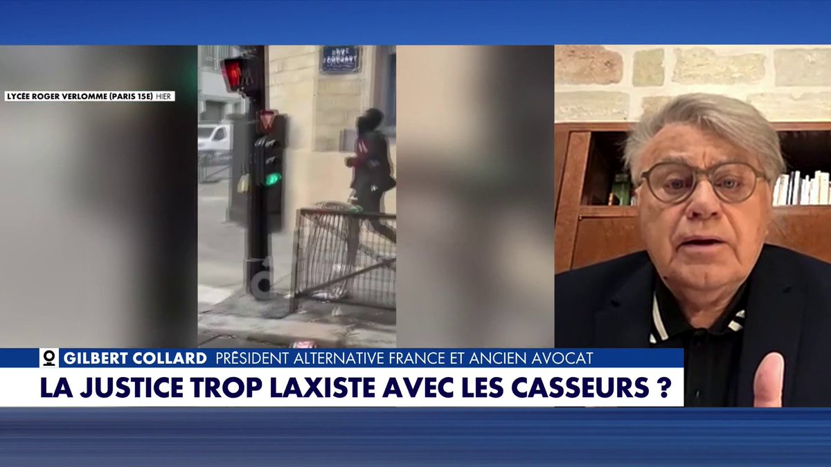 Gilbert Collard, président de l'association Alternative France et ancien avocat, sur le soutien du syndicat de la magistrature envers les lycéens : «Le syndicalisme ne peut pas faire de politique», dans #LaMatinaleWE Toute l'info est à retrouver sur