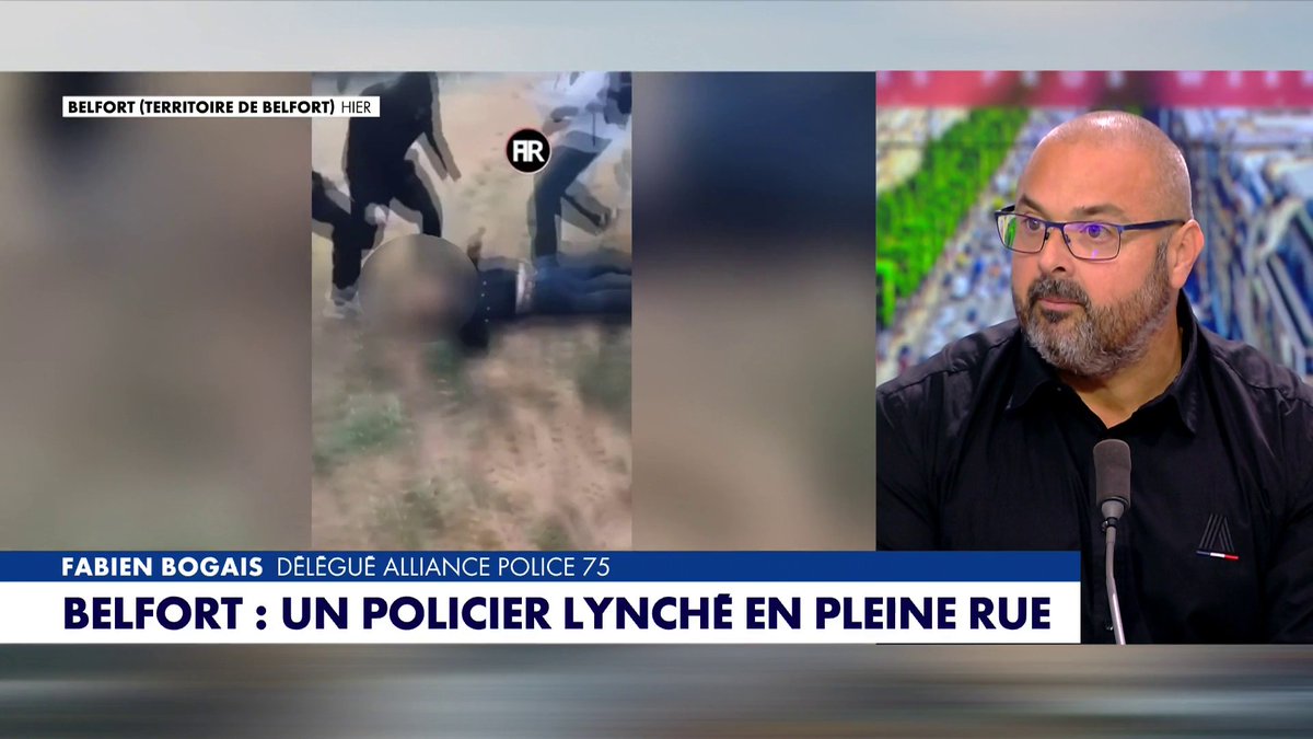 Fabien Bogais, délégué Alliance Police 75, sur le policier lynché à Belfort : «C'est un comportement totalement animal», dans #HDProsWE Toute l'info est à retrouver sur