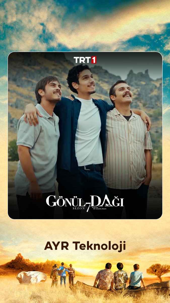 Amca oğulları, babalarının izinde. #GönülDağı yeni bölümüyle bu akşam saat 20.00'de TRT 1'de! 📺 Gönül Dağı