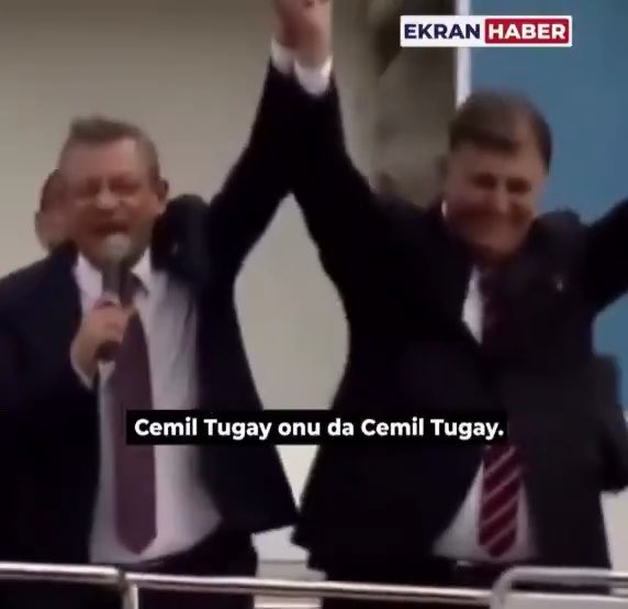 ARŞİV | Özgür Özel: “Benim çok güvendiğim bir adayım var. Aday burada Cemil Tugay” —2024