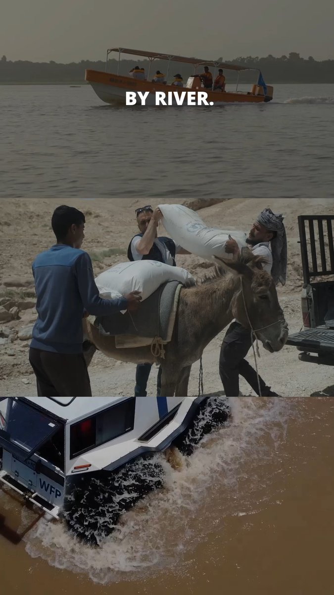 When the world needs it most, WFP delivers. Every day, WFP's supply chain moves food and essential supplies to some of the world's hardest-to-reach places. From trucks and ships to aircraft and boats, teams work around the clock to reach families when it matters most. 🌍🚚📦