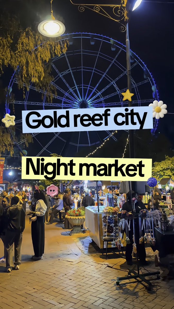 Gold reef city night market owes me nothing 🥰