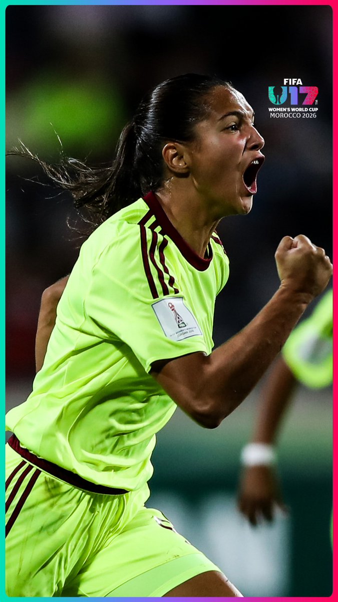 Two goals. One #U17WWC star. 🇻🇪🌟