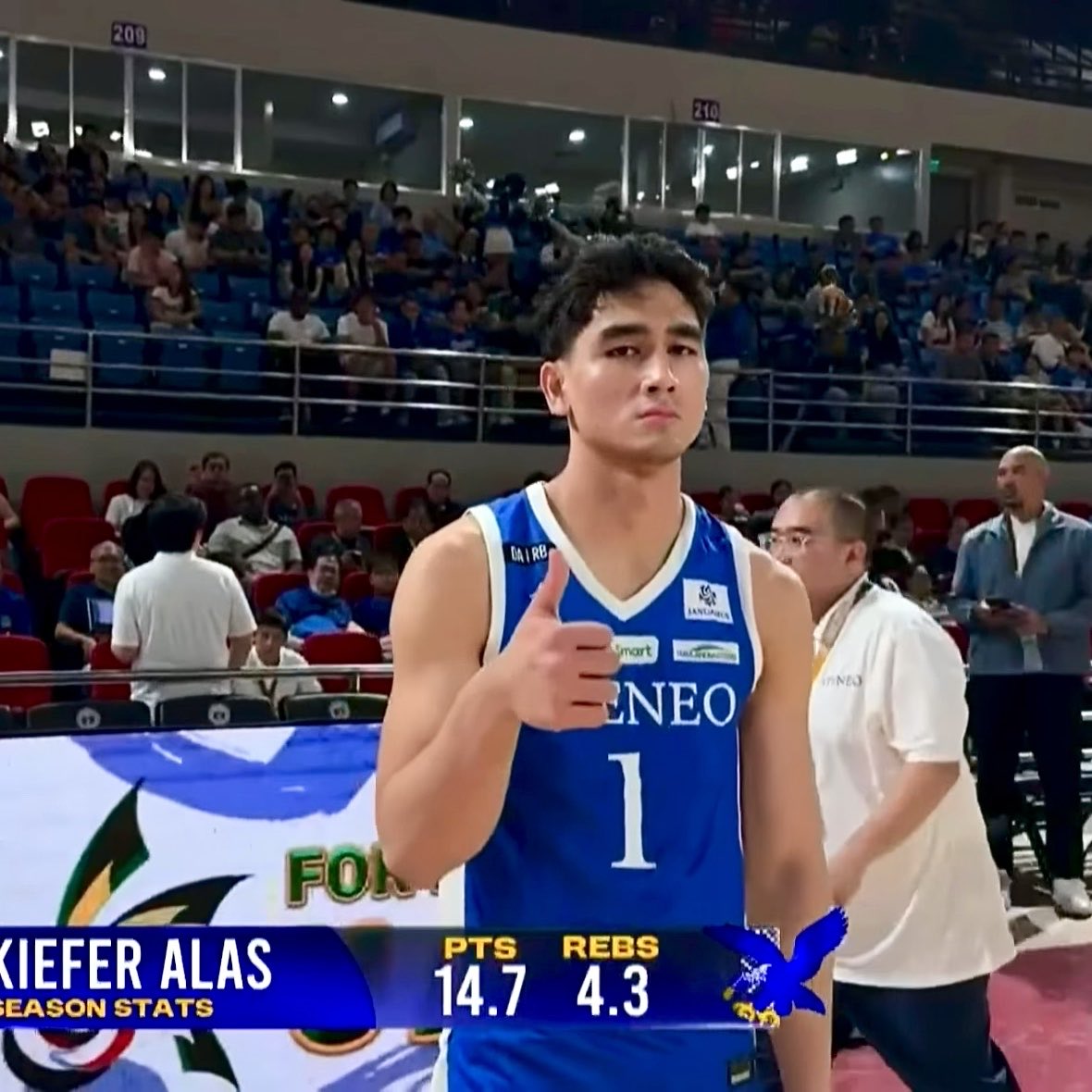 POGI SO MUCH SA BLUE JERSEY!! 💙 #UAAPSeason89 #ForEveryoneUAAP