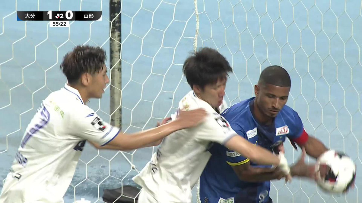 杉井颯が気持ちで押し込み貴重な同点弾🔥 🎦 ゴール動画 🏆 明治安田J2リーグ 🆚 大分vs山形 🔢 1-1 ⌚️ 56分 ⚽️ 杉井 颯(山形) #Jリーグ