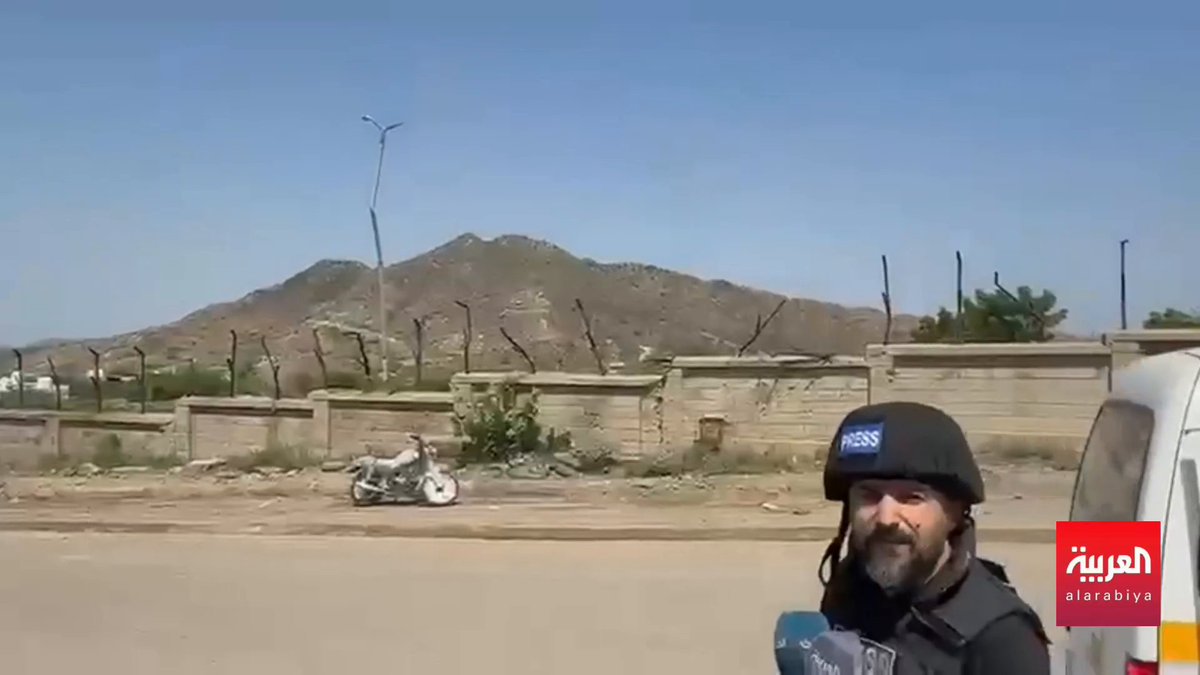 موفد العربية محمد الأشقر يواصل رصده للاشتباكات بين القوات الحكومية والحوثيين في محيط جبل هان غربي تعز
