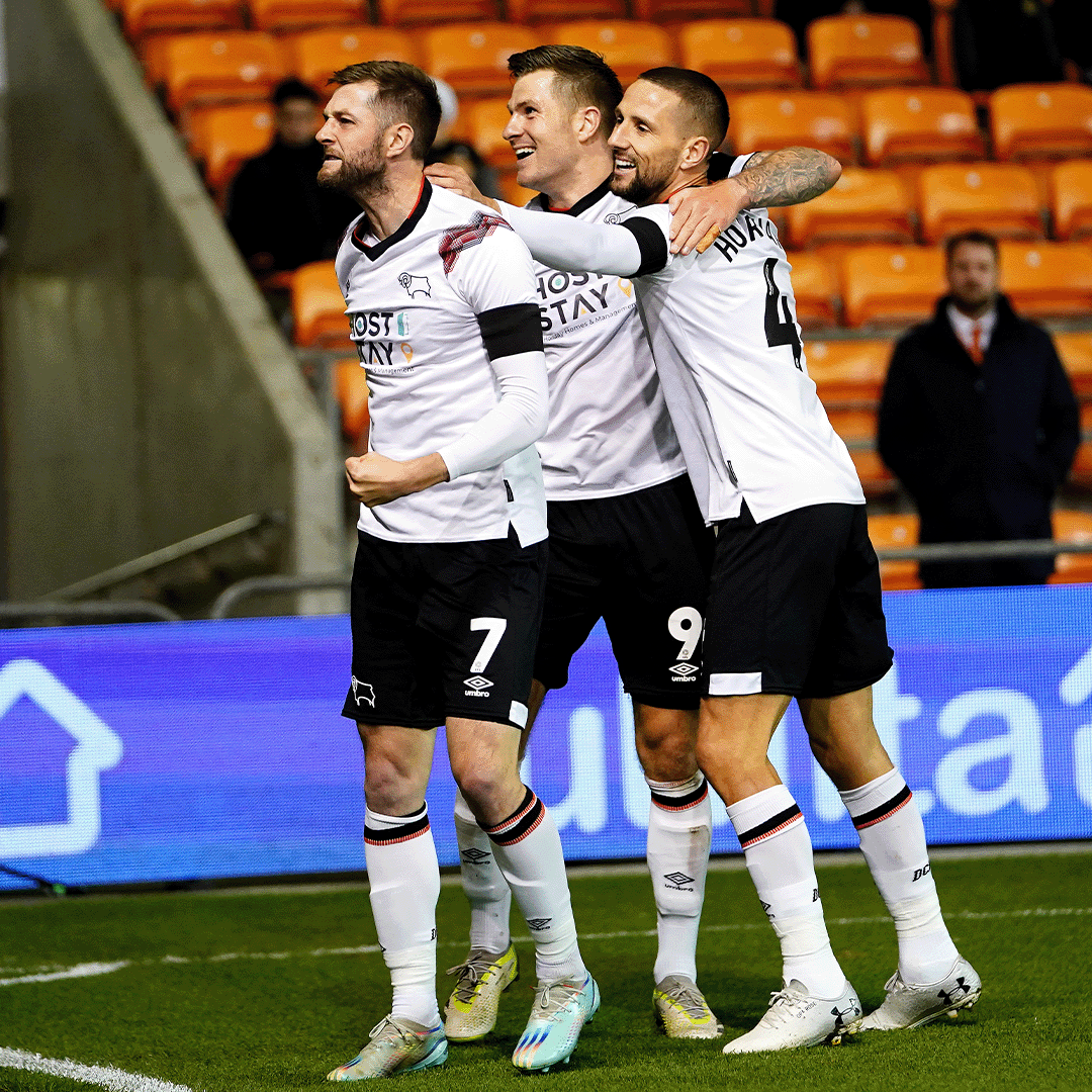 #OnThisDay 3 years ago [03.10.2023] Blackpool 1 - 3 Derby County ⚽ Korey Smith (54) ⚽️ James Collins (71) ⚽️ Martyn Waghorn (89) Three quality second-half goals secured all three points for the Rams at Bloomfield Road. #dcfc #utmp