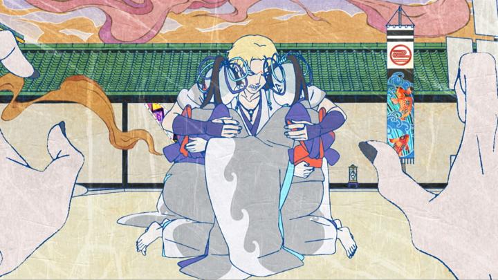 逃げ切るか、さもなくば…ねじり潰されるか。 『劇場版モノノ怪 第三章 蛇神』 Netflixにて世界独占配信中！ #劇場版モノノ怪 #モノノ怪