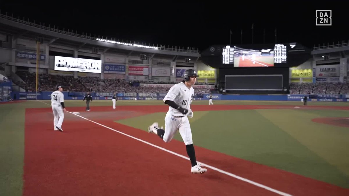 打球はライトへ 唐川のために今日は負けられない 上田希由翔が球団通算8500号となる同点ホームラン ⚾️ロッテ×ソフトバンク #chibalotte #だったらDAZN
