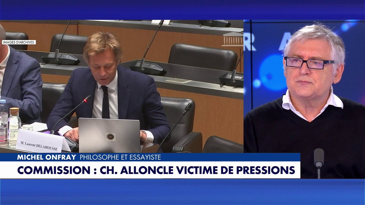 Michel Onfray, philosophe et essayiste, sur l'audiovisuel public : «Je salue le courage de Charles Alloncle», dans #FaceAMichelOnfray Toute l'info est à retrouver sur