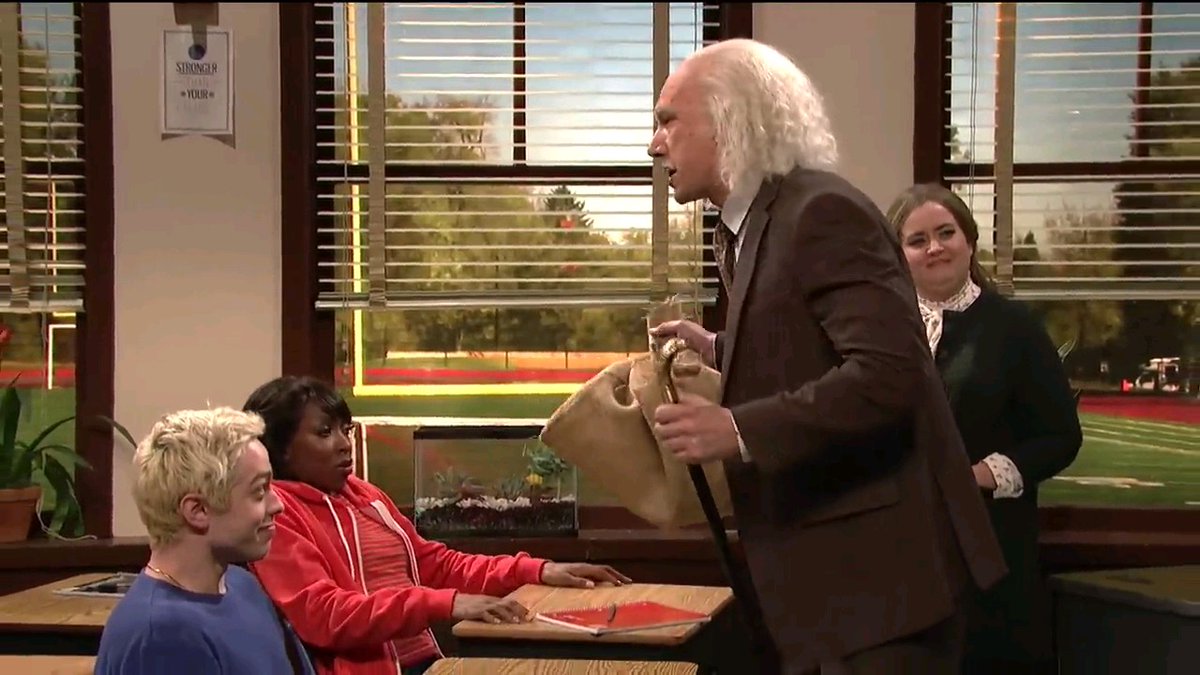I feel like Driver was the only one in this skit that knew what was going to happen to that bird.